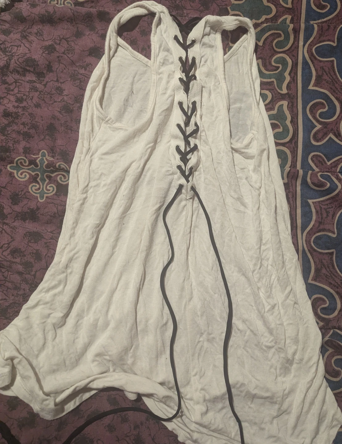 White Tank Top From Miss Peregrine's Home for Peculiar Children - photo 2