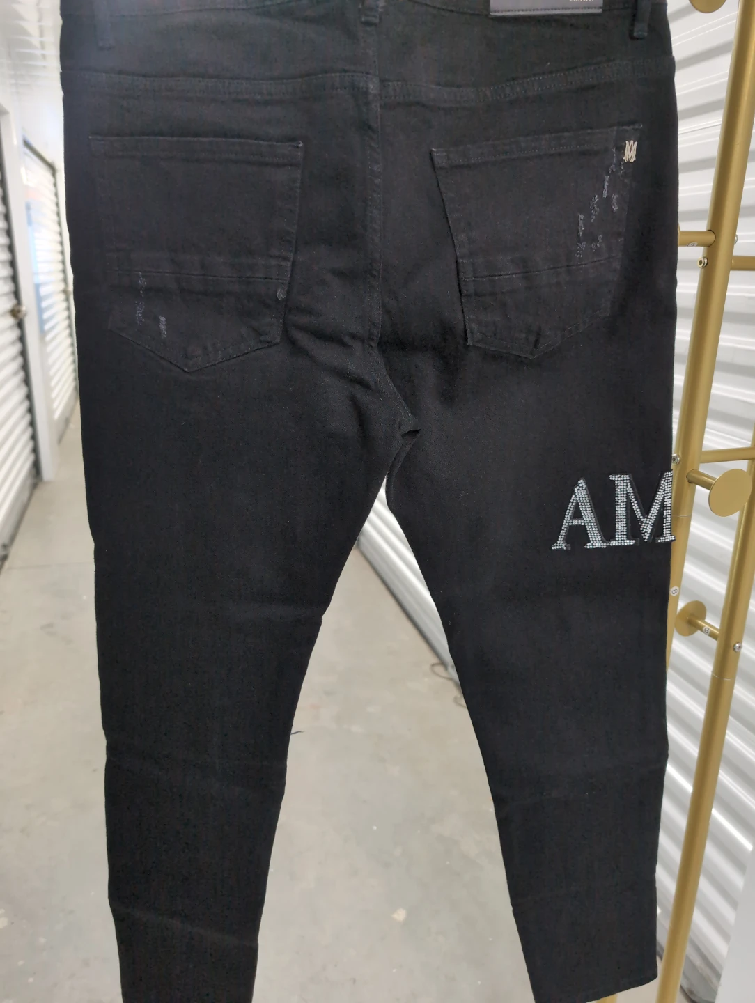 Amiri Black Distressed Jeans - photo 2