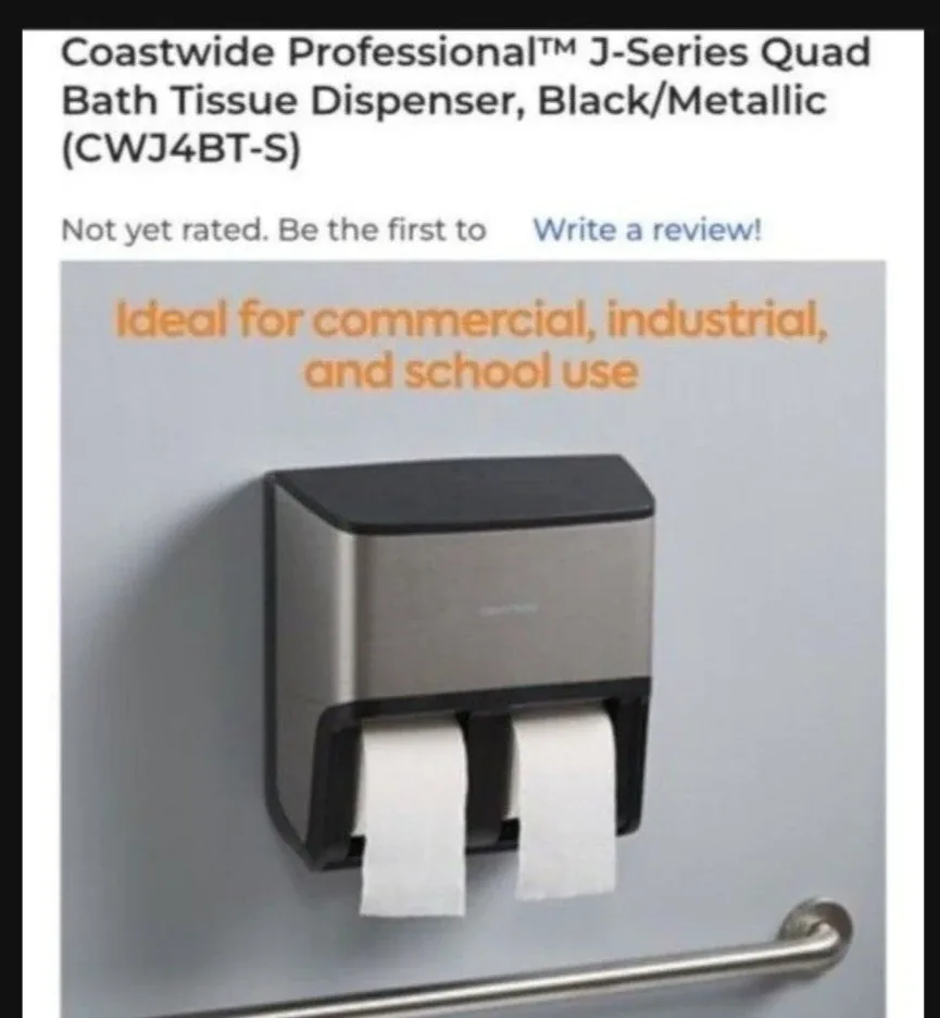 7 new in box 4 bath tissue dispenser thumbnail