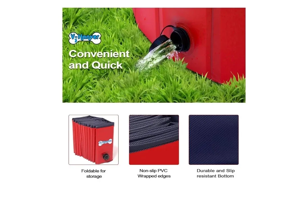 V-HANVER Dog Pool - 71 x 12 inch image indicator(2)