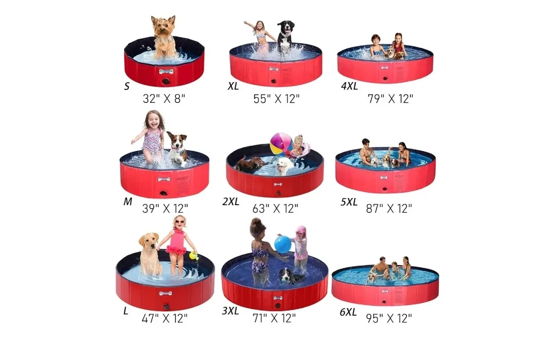 V-HANVER Dog Pool - 71 x 12 inch image indicator(5)