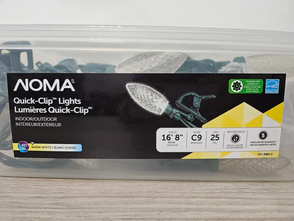 NOMA Quick Clip LED Lights - Indoor/Outdoor - 2 boxes image indicator(4)