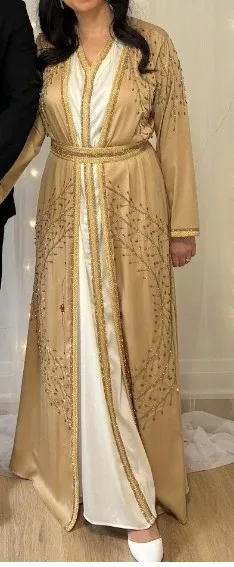 Gold Embellished Kaftan