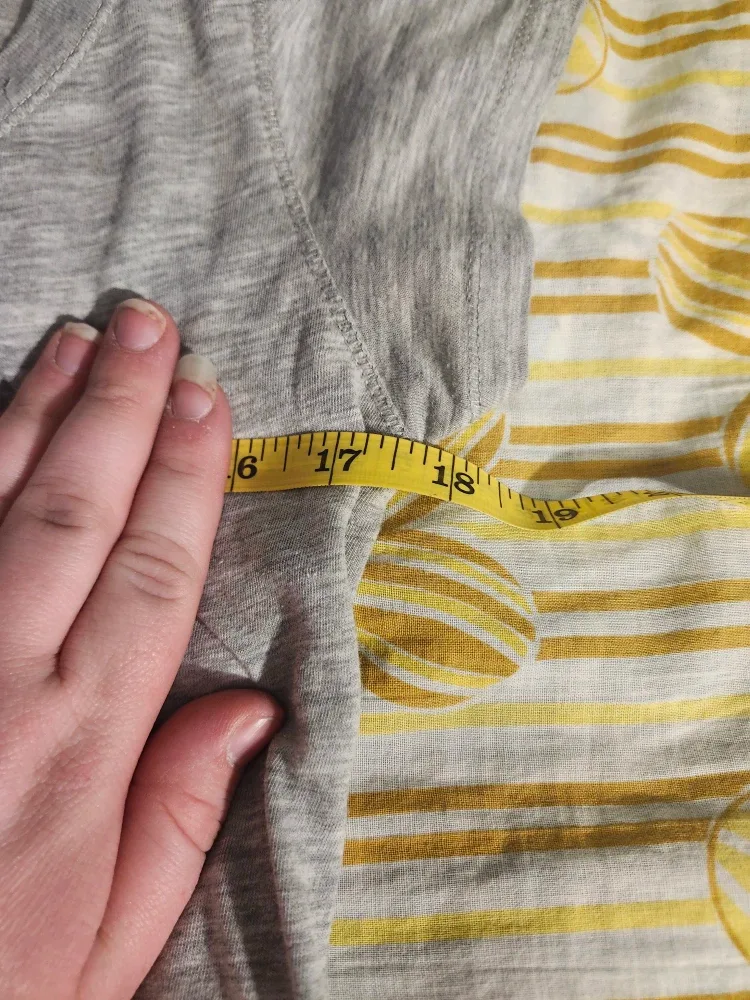 Grey Aeropostale babydoll top with button detailing image indicator(6)