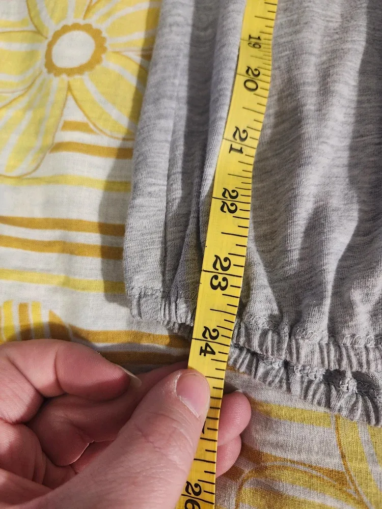 Grey Aeropostale babydoll top with button detailing image indicator(7)