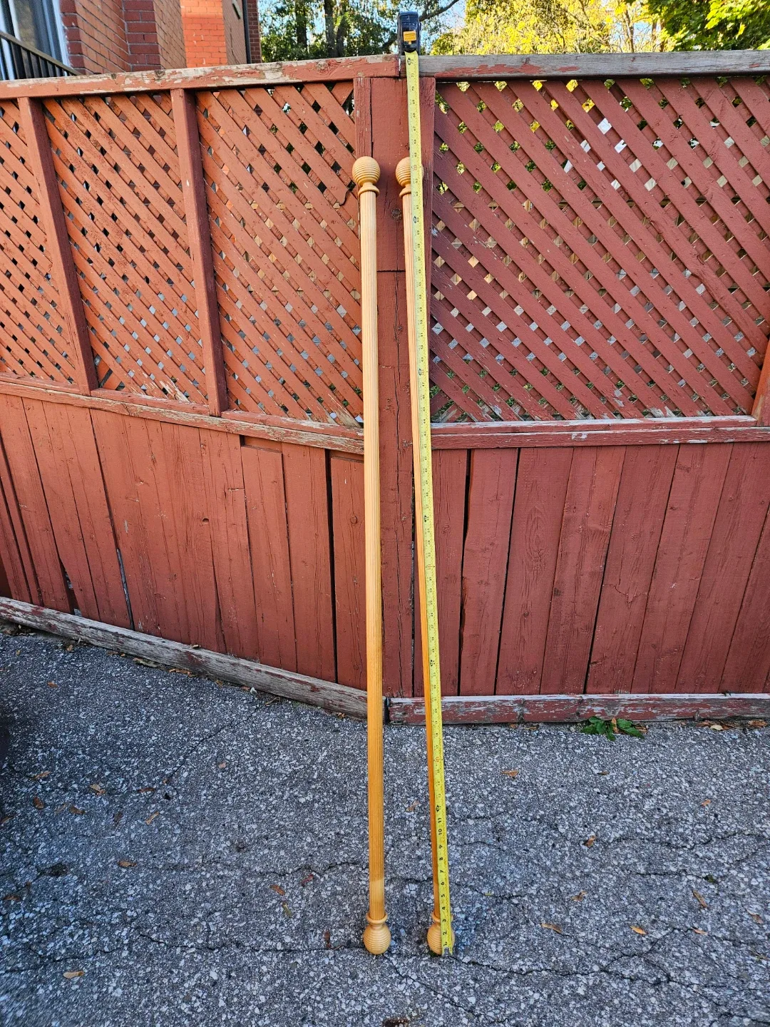 Wooden Curtain Rods - 63 Inches image indicator(2)