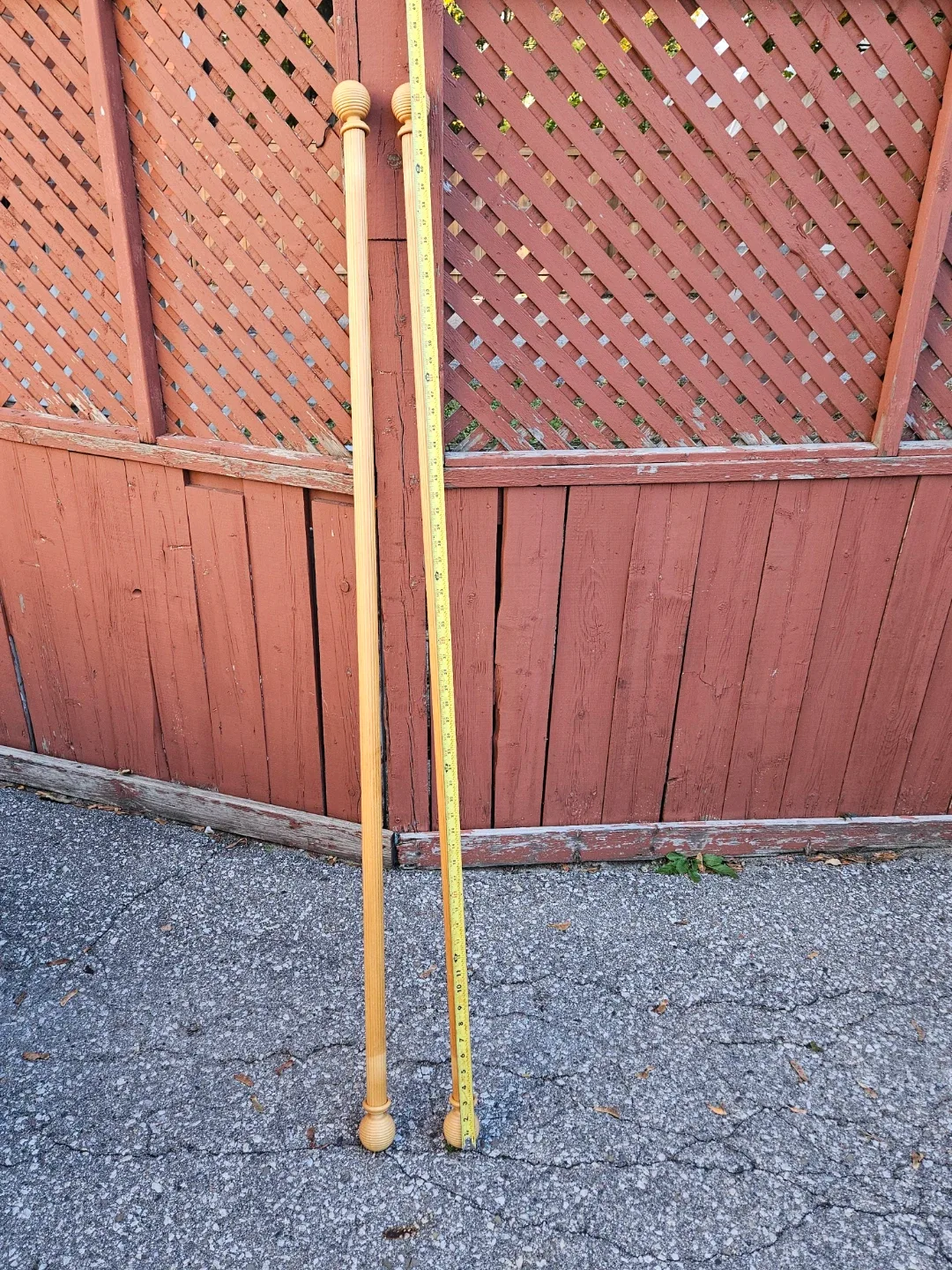 Wooden Curtain Rods - 63 Inches image indicator(3)