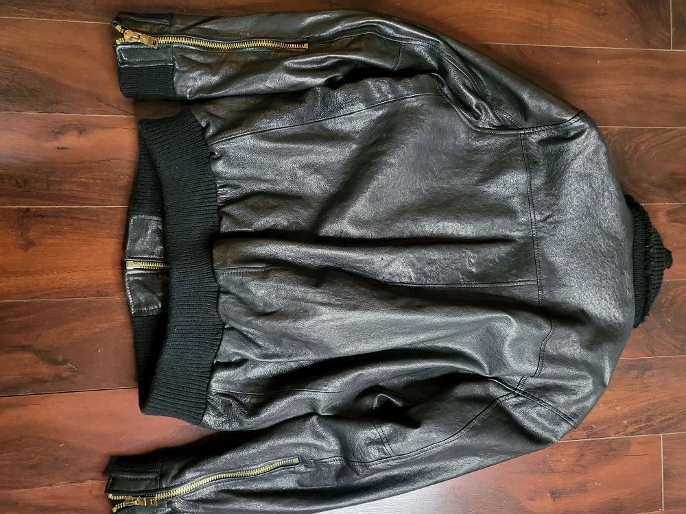 K & C Leather Jacket, Black Size XL - photo 3