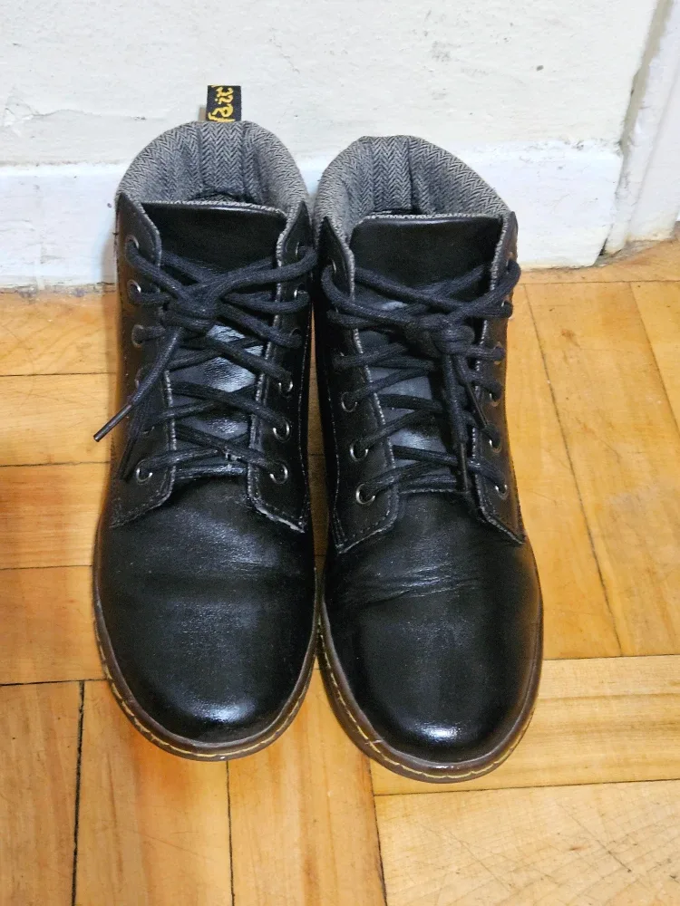 Dr. Martens Leather Ankle Boots Black