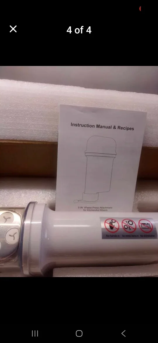 Brand New Paste Machine Attachment image indicator(2)