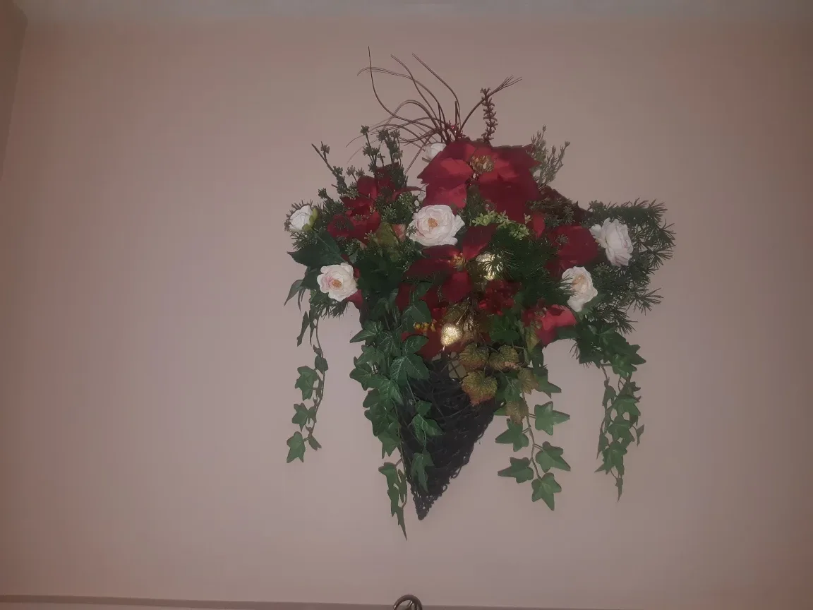 Floral Wall Basket