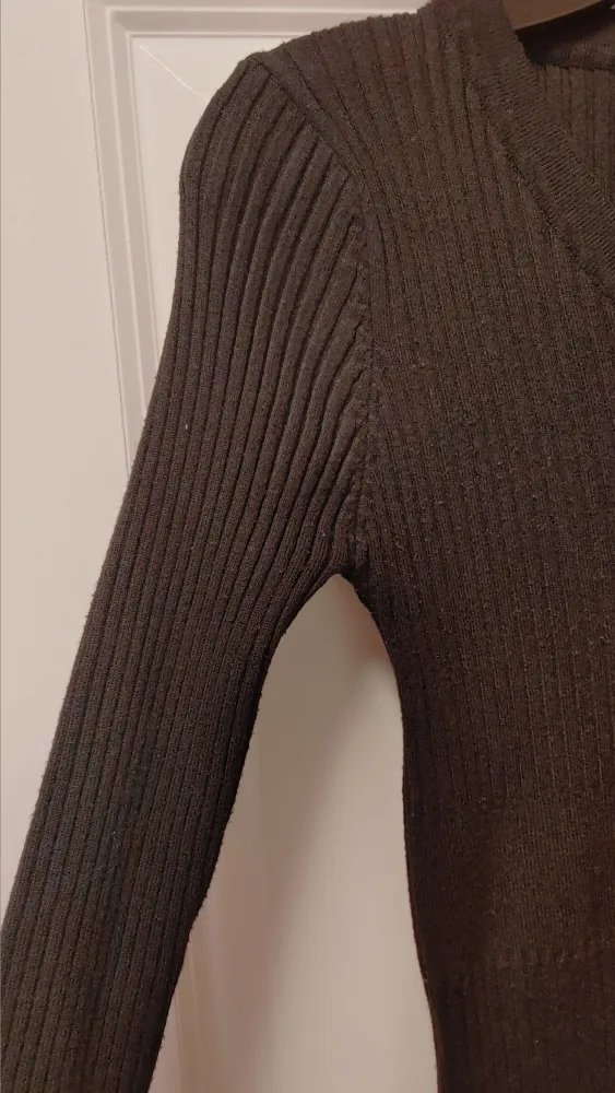 Black Ribbed Dress size Medium image indicator(5)