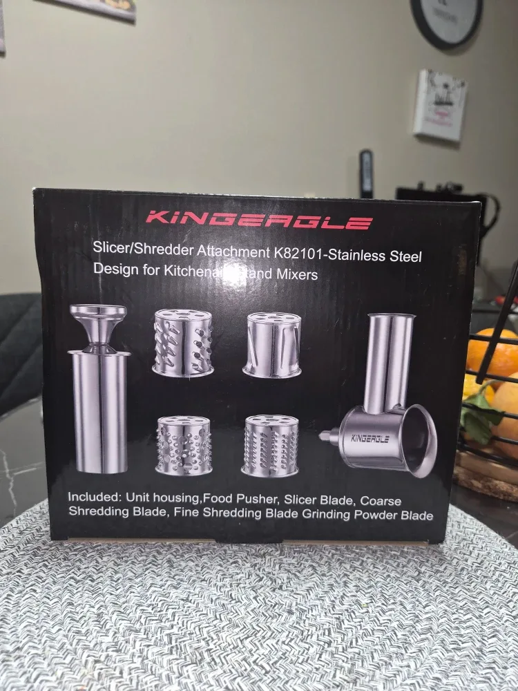 KINGEAGLE Slicer Shredder Attachment For Kitchenaid Stand mixers