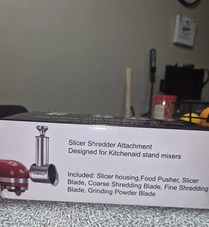 KINGEAGLE Slicer Shredder Attachment For Kitchenaid Stand mixers image indicator(2)