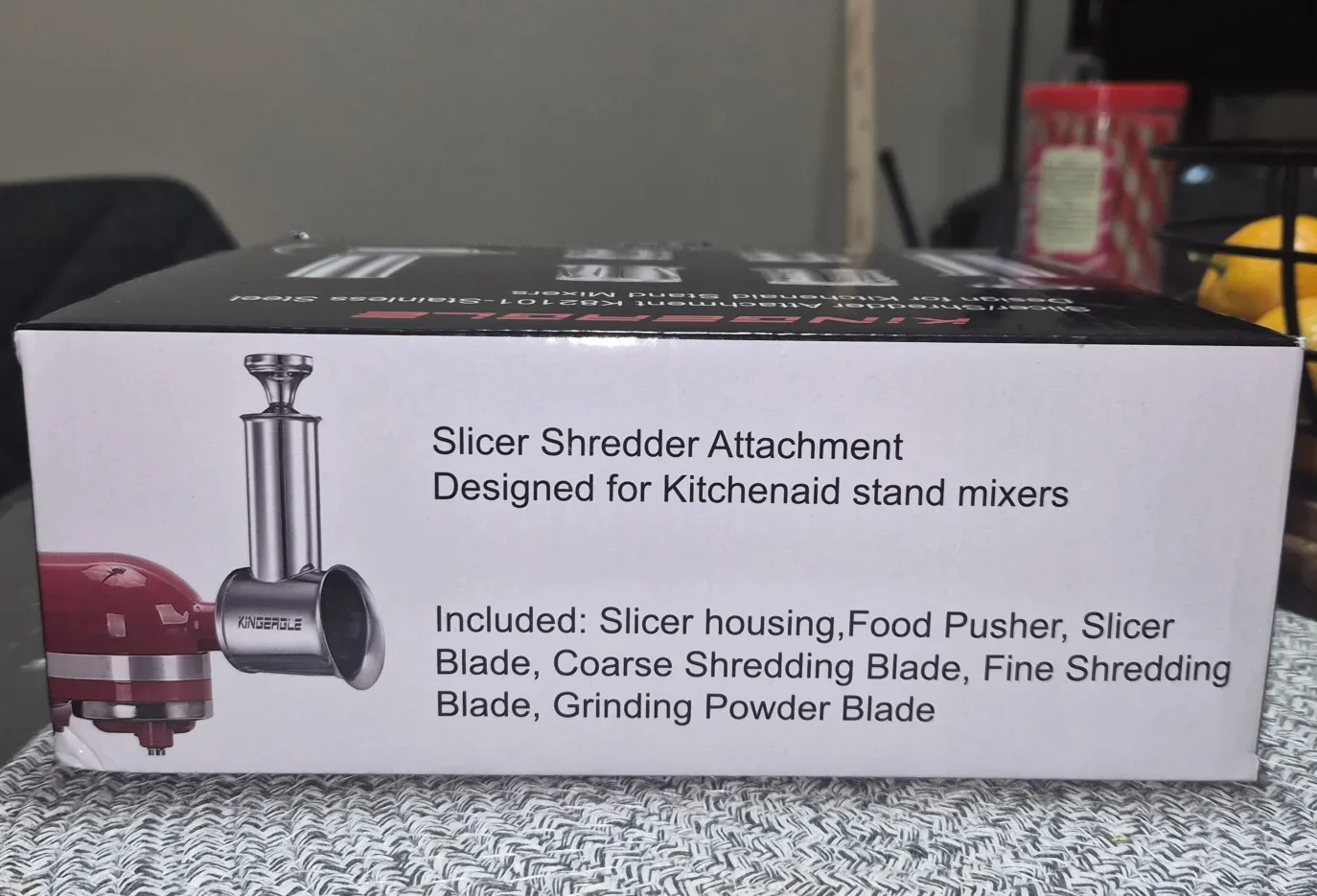 KINGEAGLE Slicer Shredder Attachment For Kitchenaid Stand mixers image indicator(4)