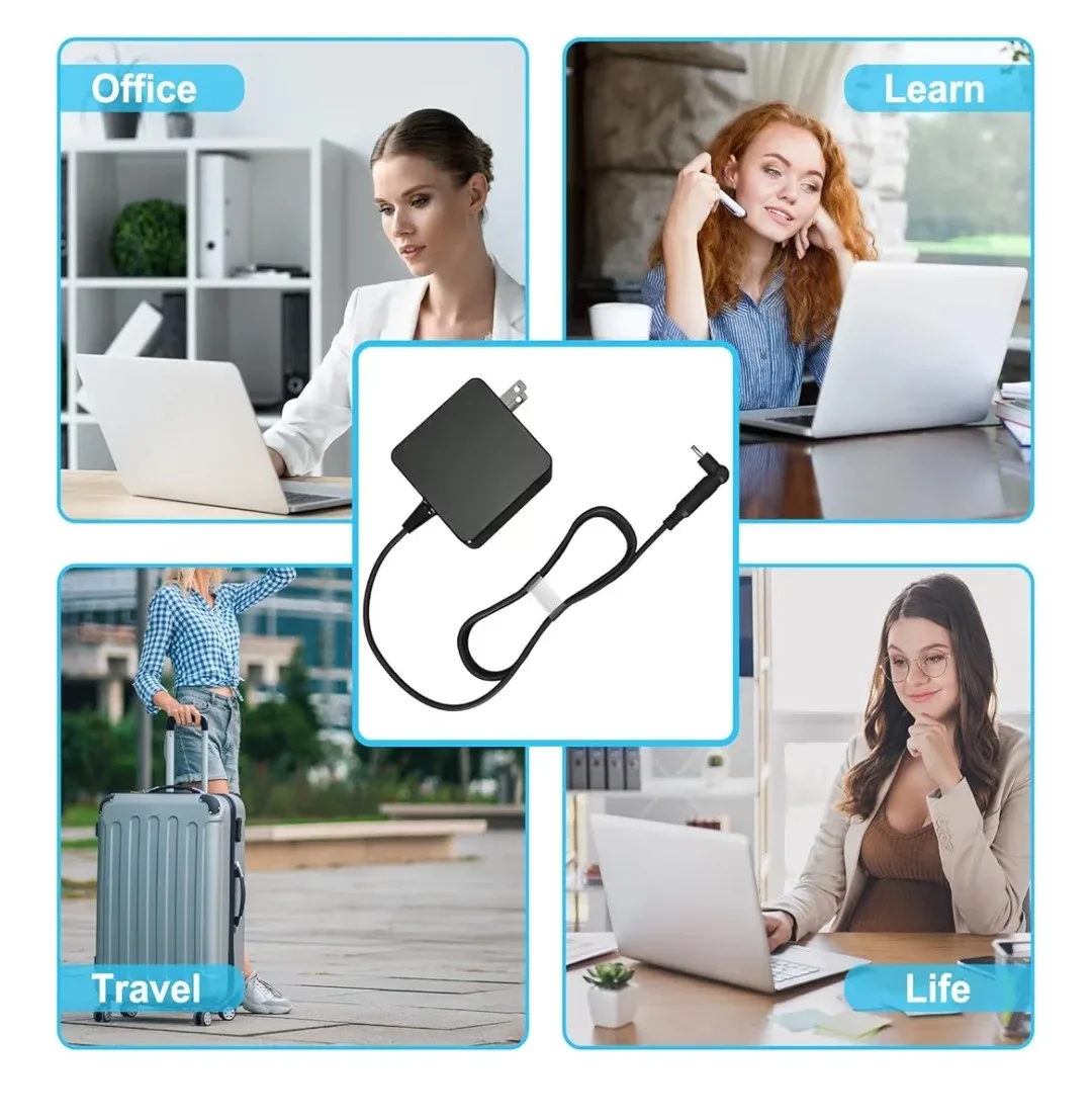 Universal Laptop Charger with 5 Connectors image indicator(6)