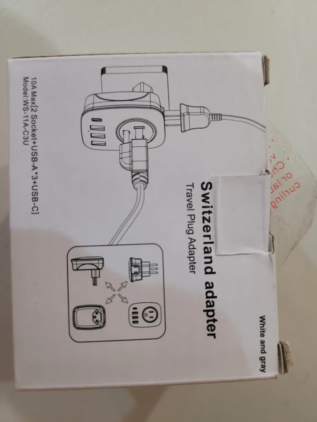 VINTAR Switzerland Travel Plug Adapter image indicator(4)