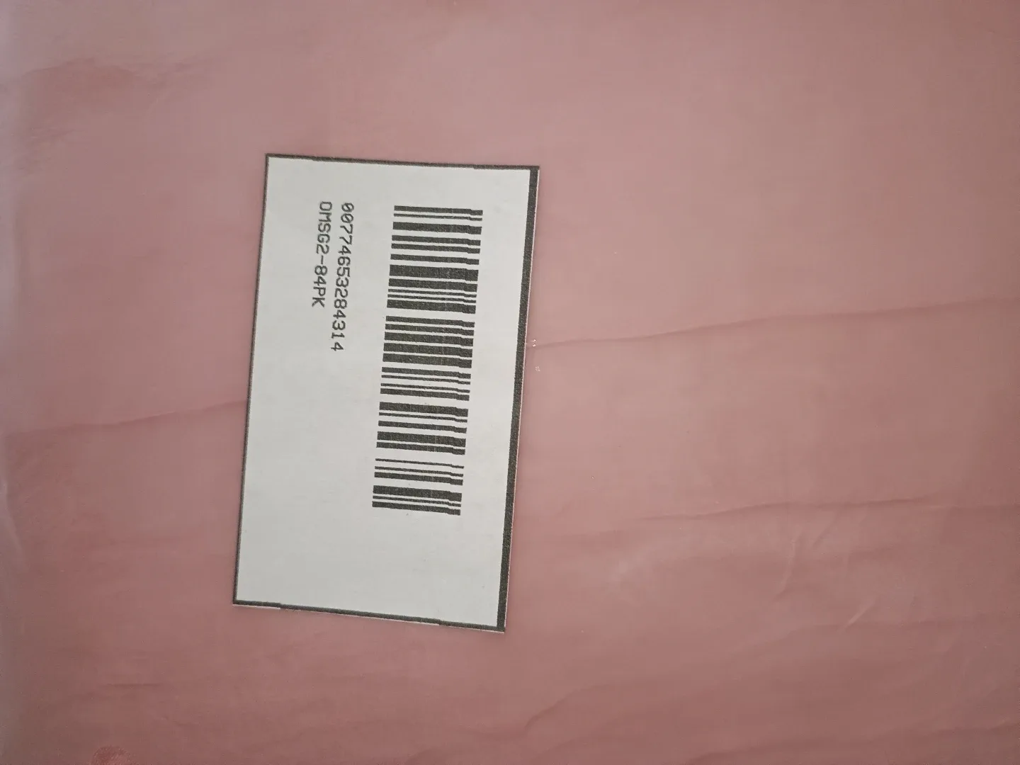 Pink Crushed Chiffon curtains two pack 52"x84". Brand New image indicator(2)