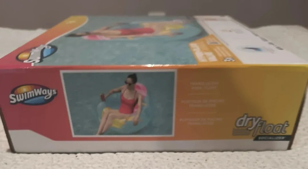 SwimWays Dry Float Socializer Pool Float - NEW in Box! image indicator(5)