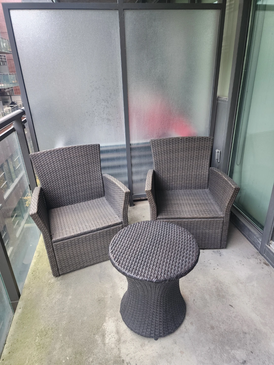 Outdoor Wicker Patio Set - Chairs & Table - photo 2