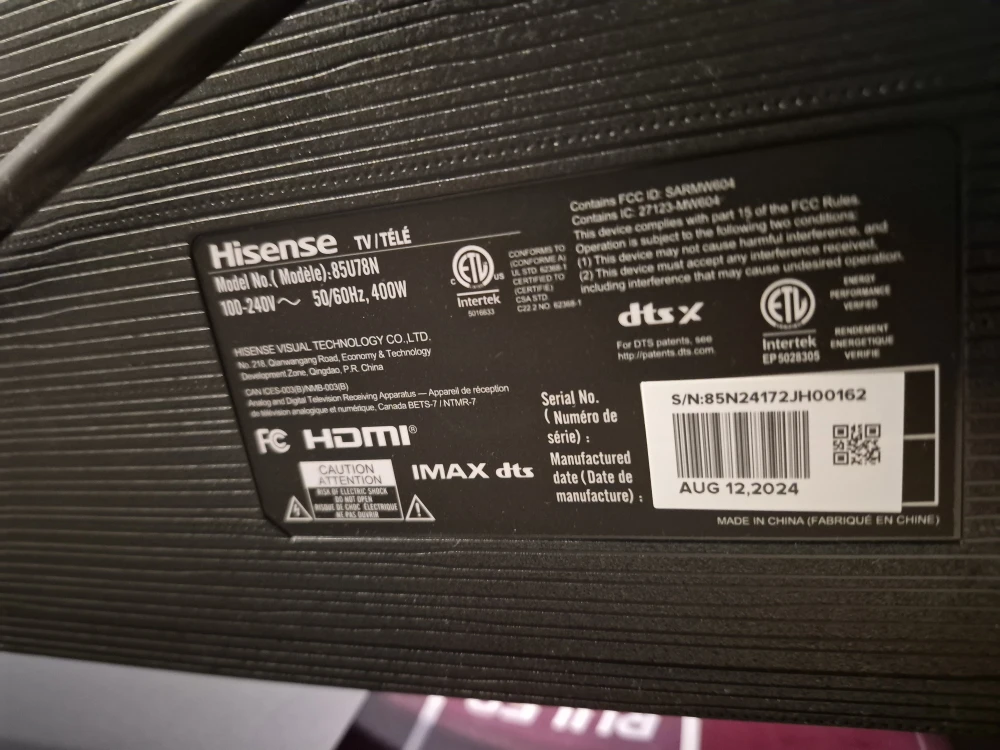 Hisense 85" 4K HDR10+144hz Google Smart - photo 2