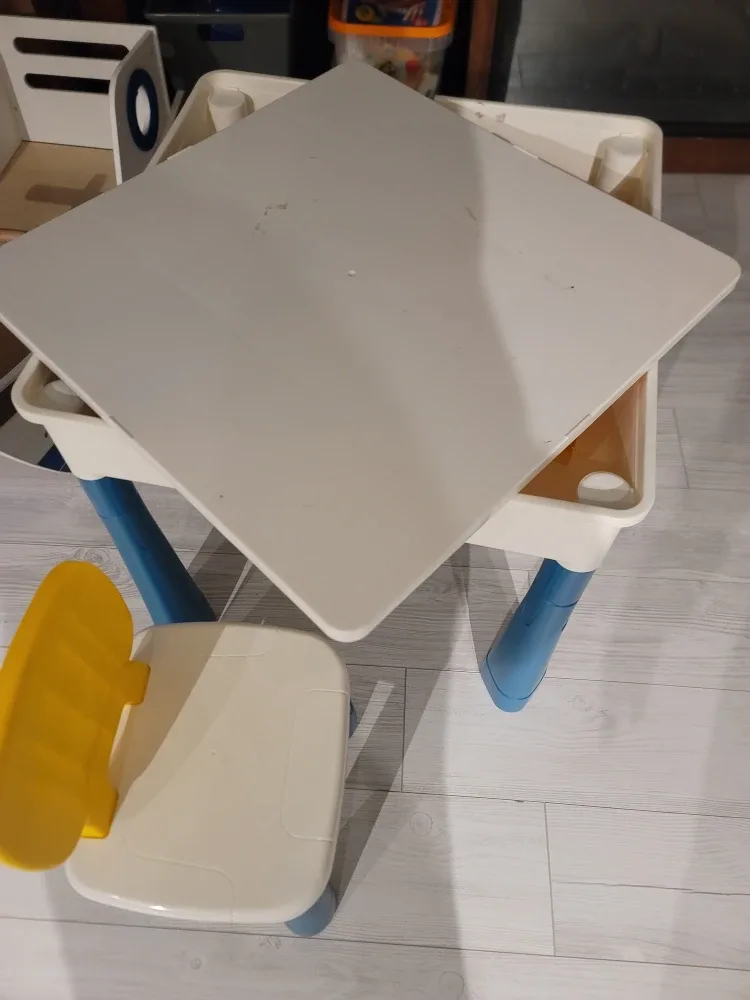 Convertible drawing/block Kids Table & Chair Set image indicator(2)