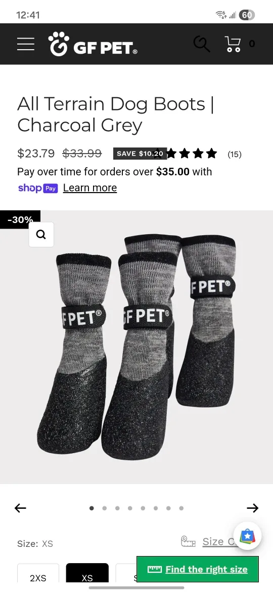 Spot Extreme All Weather Dog Boots - XXXS image indicator(8)