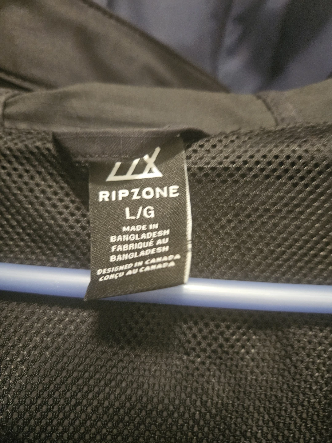Ripzone Black Windbreaker - Size L - photo 2