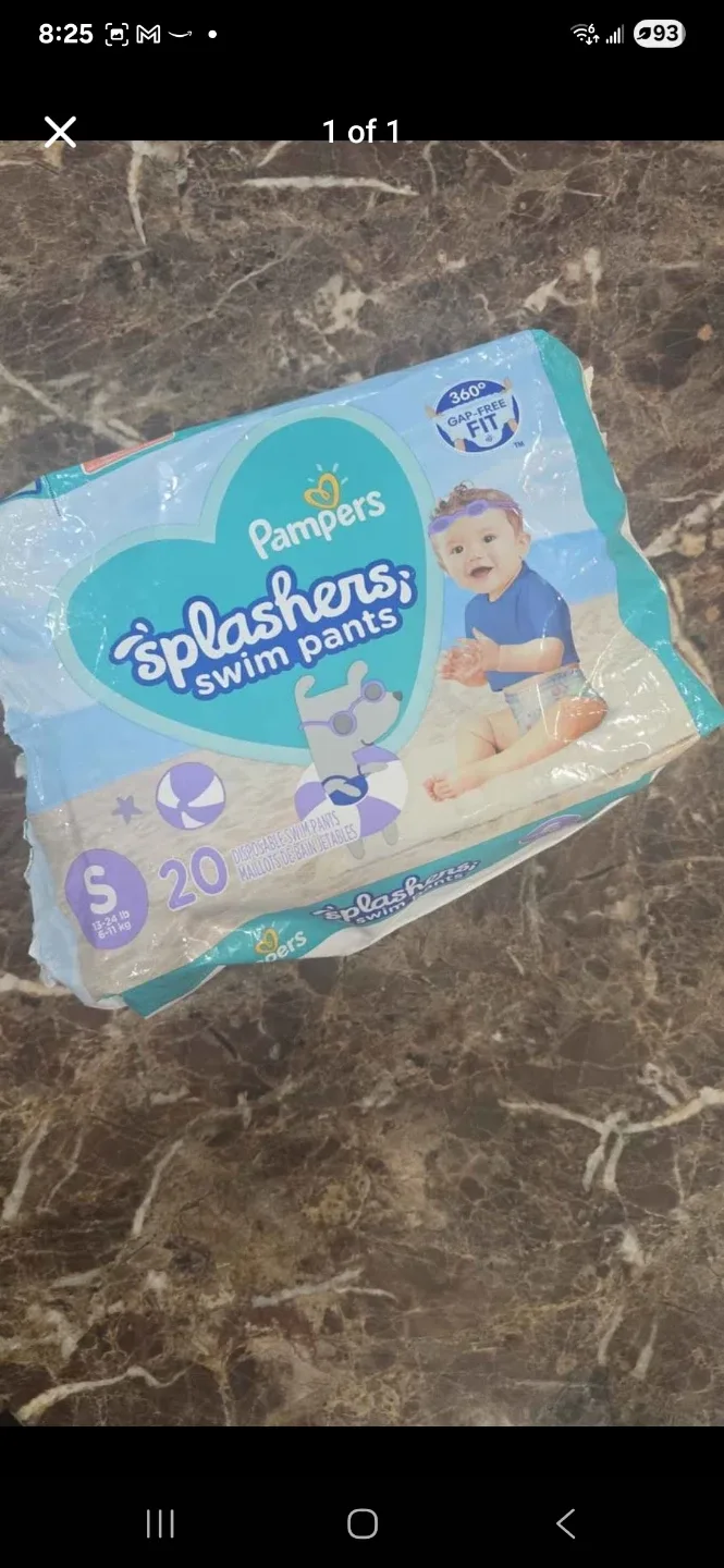 Pampers Splashers Swim Pants - Size S (13-24 lbs)