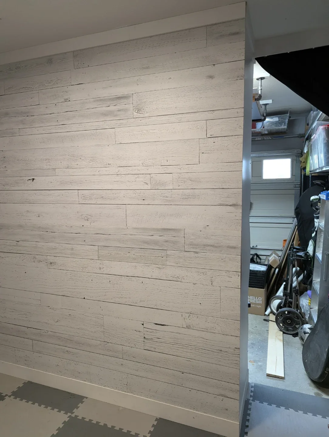 MURDesign Eastman Wall Panel Wood Look 1/4-in  White image indicator(2)