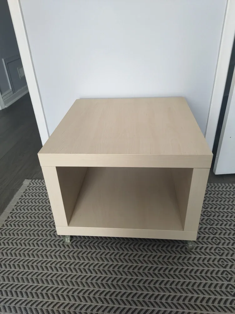 Side Table with Wheels