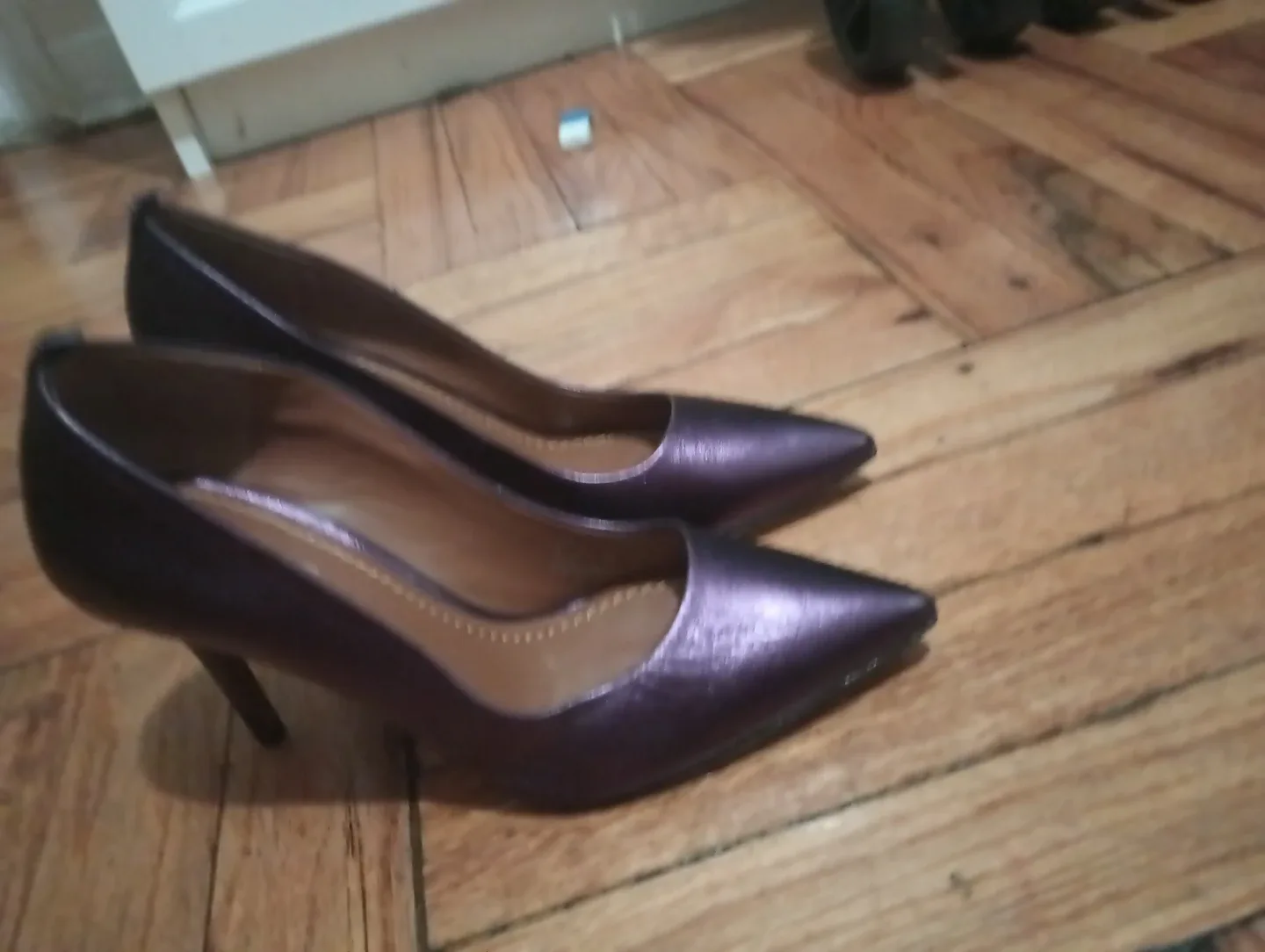 Coach Purple Heels Size 6.5