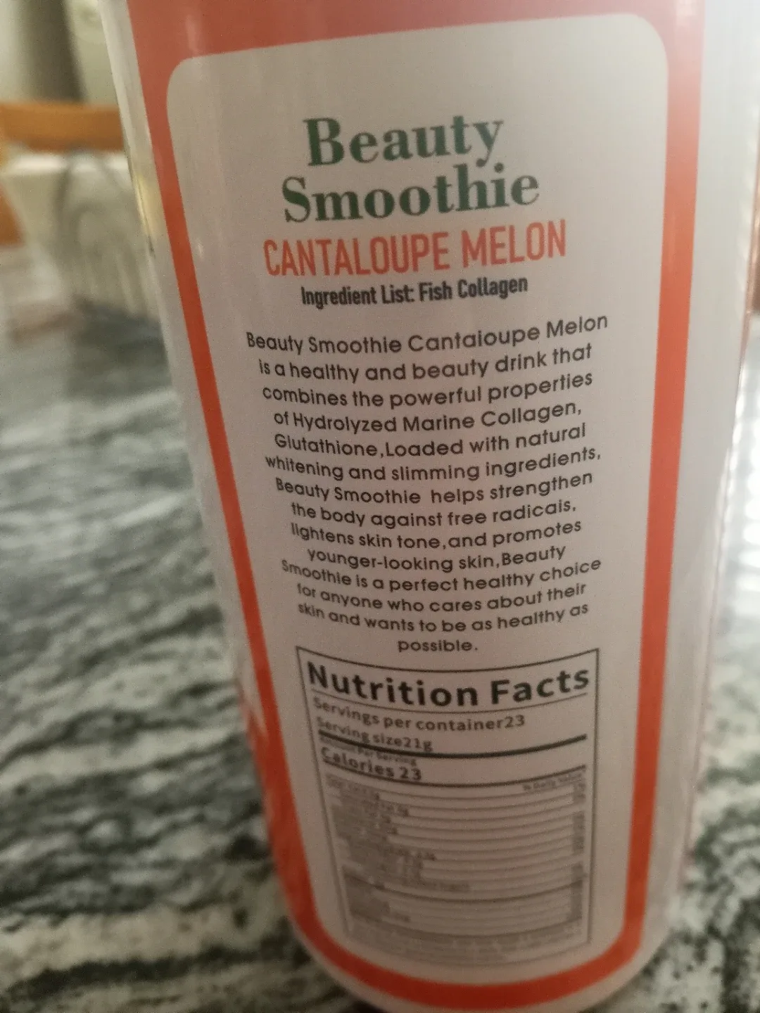 Luxe Slim Beauty Smoothie Cantaloupe Melon image indicator(2)