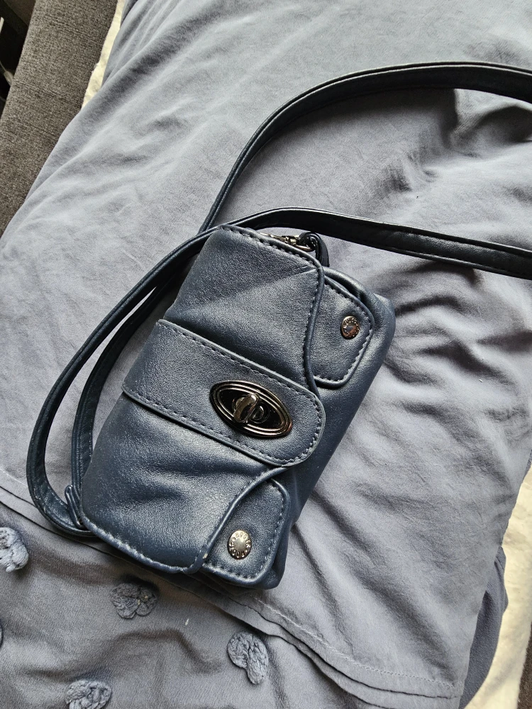 Roots Blue Crossbody Bag