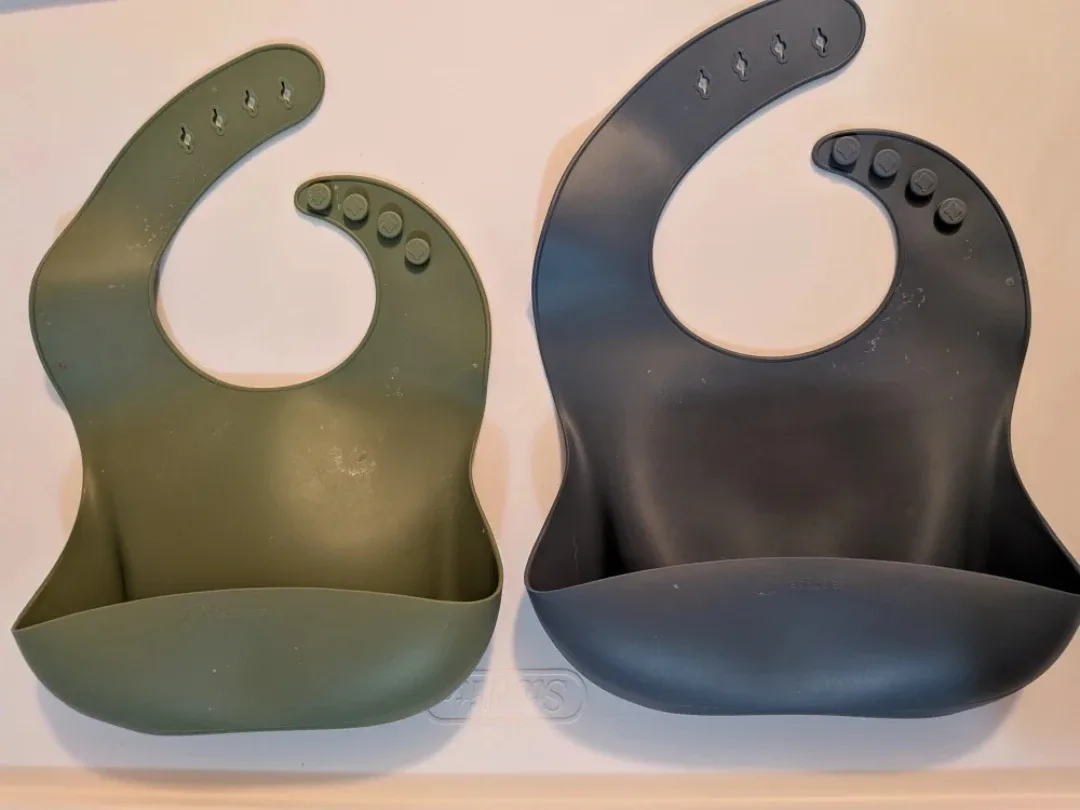 KeaBabies Silicone Baby Bibs