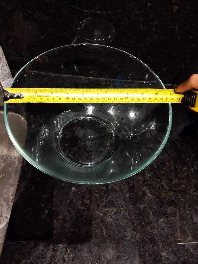 Glass bowl, 28 cm - photo 4