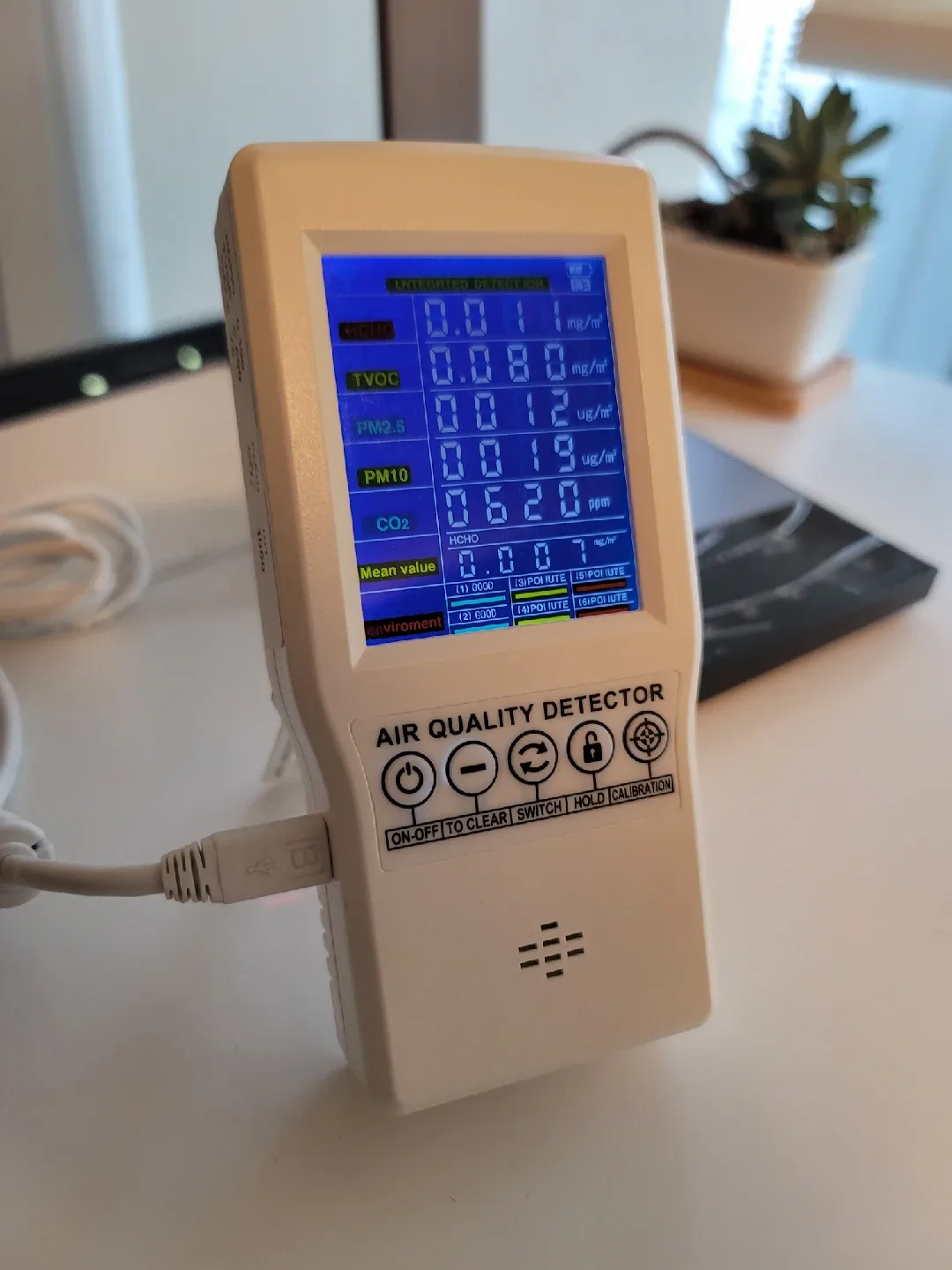 Multifunction air quality monitor