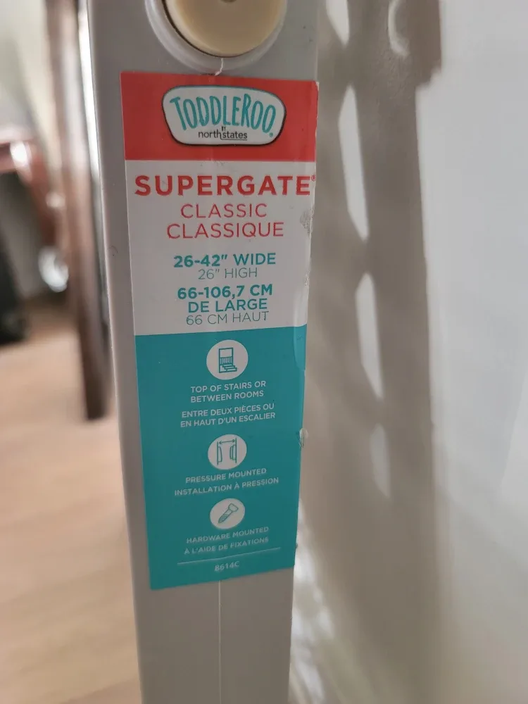 Baby/Toddler Gate - Dark Gray image indicator(2)