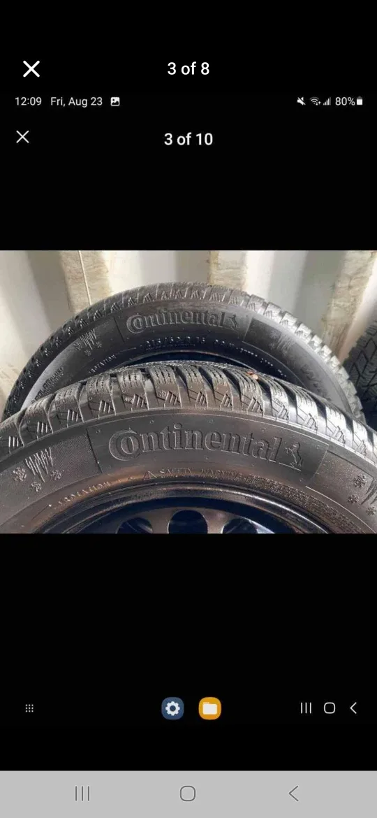 Continental Winter Tires & Rims – 215/60R16 (5×112) image indicator(3)