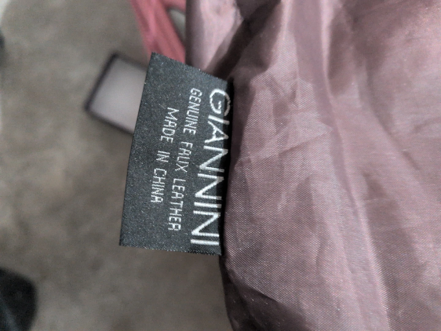 Giannini Faux Leather Brown Shoulder Bag - photo 3