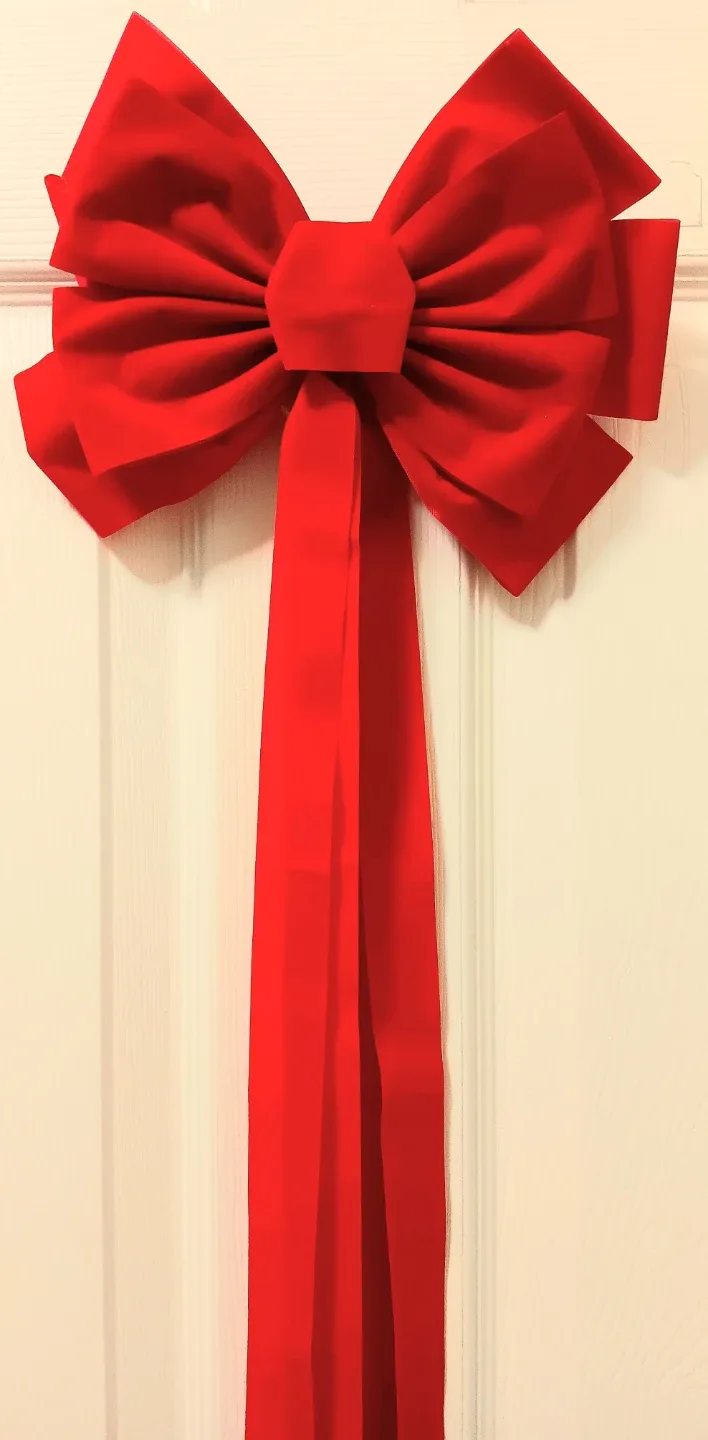 🎄Red Christmas Bow 51" x 9"🎄 image indicator(2)