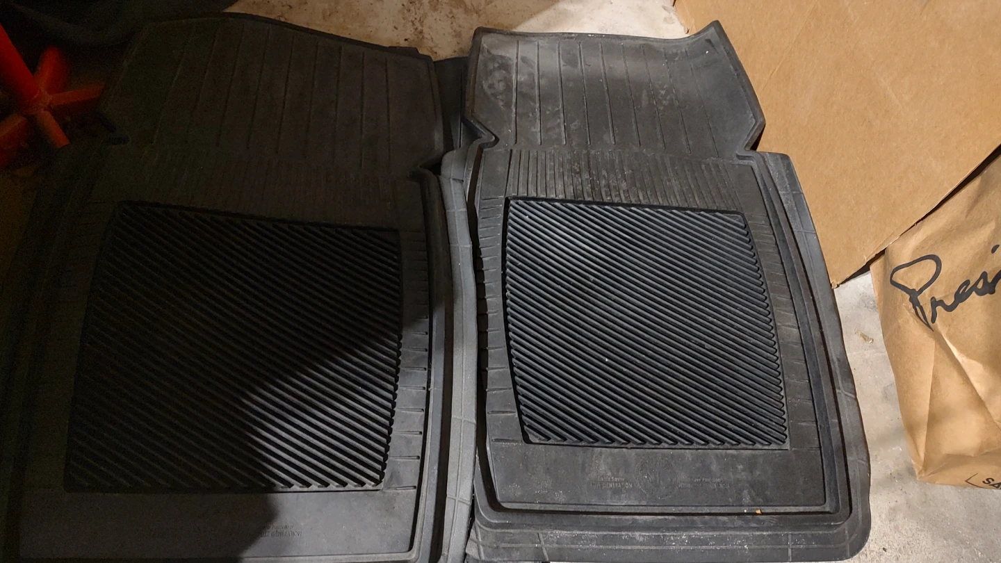 Black Rubber Car Floor Mats
