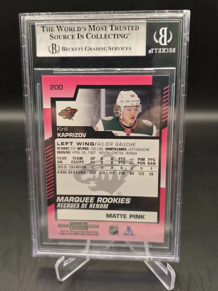 2020-21 O-Pee-Chee Platinum Kirill Kaprizov Rookie Card - photo 2