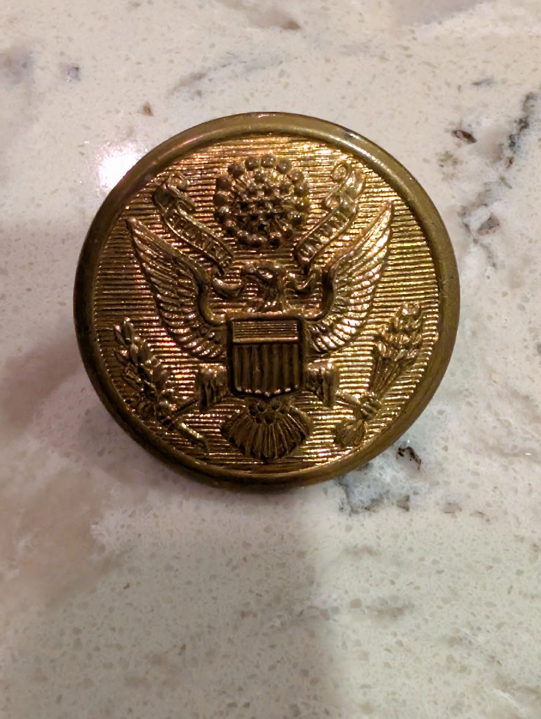 Vintage SCOVILL MFG CO. Uniform Button