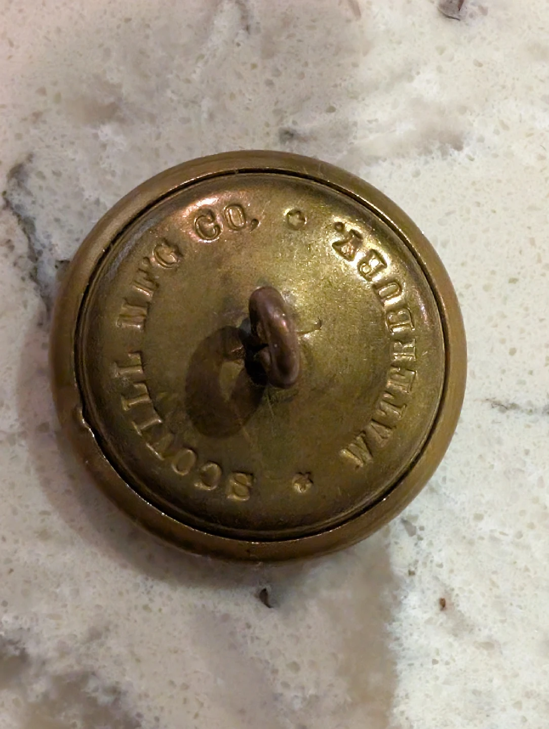Vintage SCOVILL MFG CO. Uniform Button - photo 2