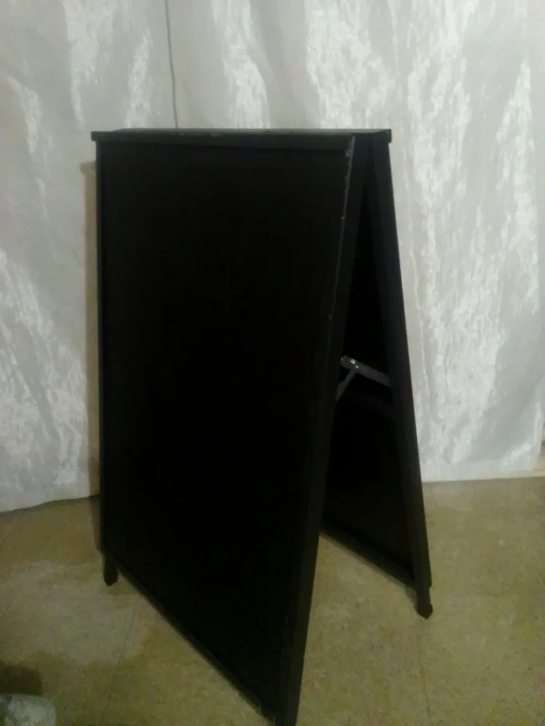 Black Folding outdoor indoor sign. image indicator(2)