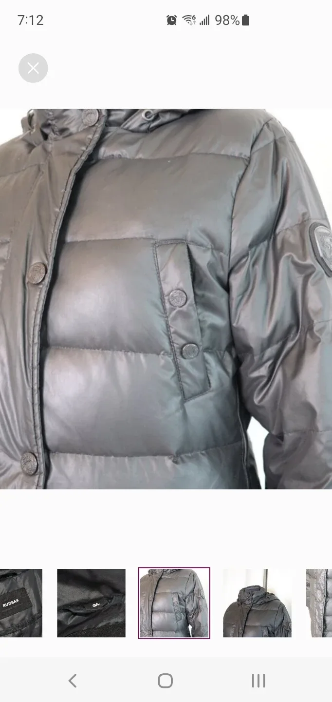 Rudsak Black Puffer Jacket image indicator(6)
