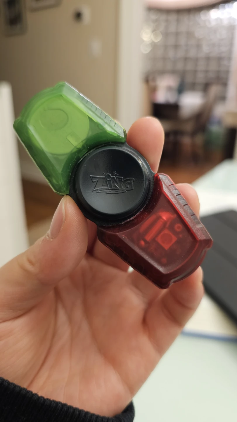 Zing Fidget Spinner - Red & Green