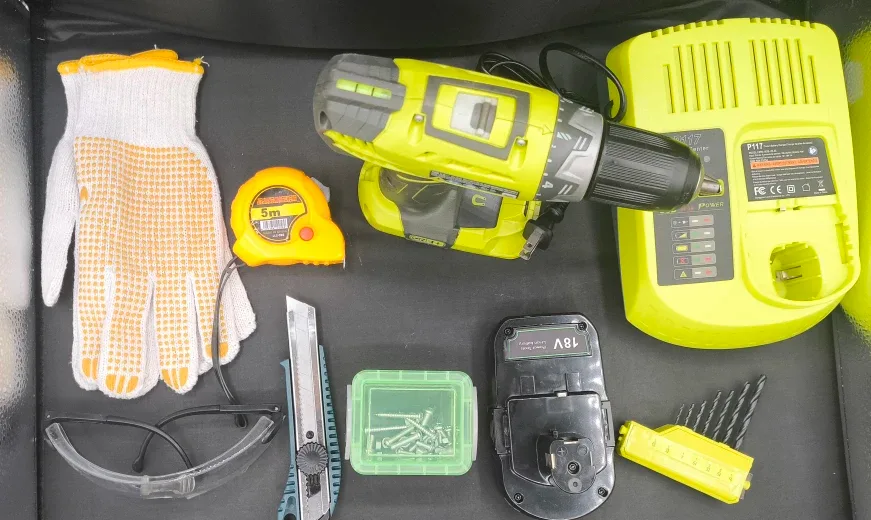 RYOBI P208B 18V Drill/Driver – Full Starter Work Pack image indicator(2)