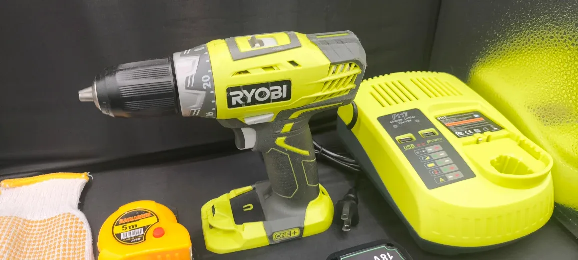 RYOBI P208B 18V Drill/Driver – Full Starter Work Pack image indicator(4)
